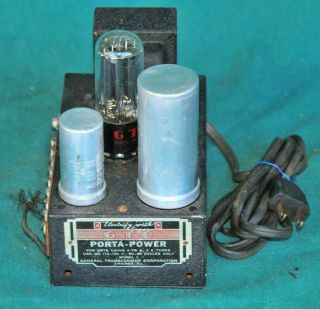 Gtc Porta Power Battery Eliminator For Vintage Battery Am Radios