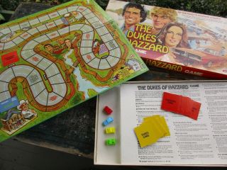 The Dukes Of Hazard Board Game Vintage Near By Ideal