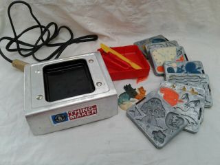 Vintage 1964 Mattel Thing Maker With Metal Molds