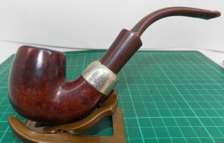 Rare Vintage Good Looks Large 3/4 Bent " Smooth K&p Petersons System 3 " 362 Pipe