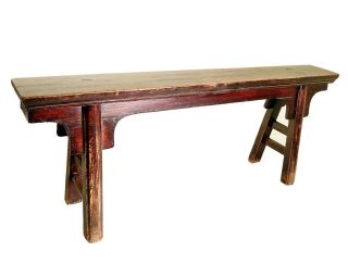 Antique Chinese Bench (3200) Ming Style,  Circa 1800 - 1849