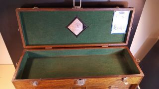 Vintage GERSTNER MACHINIST TOOL CHEST OAK 11 DRAWER ANTIQUE Model 052 USA 2