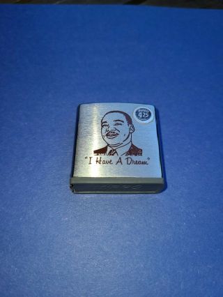 Vintage Zippo Lighter Tape Measure Martin Luther King I Have A Dream Rare