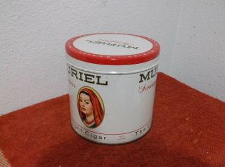 Vintage Muriel Senators The Light Cigar Metal Tin Canister