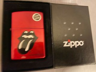 Rolling Stones Rock Zippo Lighter Unstruck
