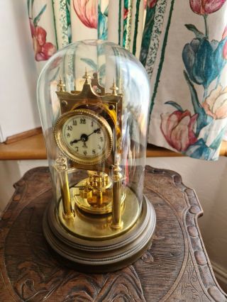 Gustav Becker 400 Day Torsion Anniversary Clock Disc Pendulum C1910