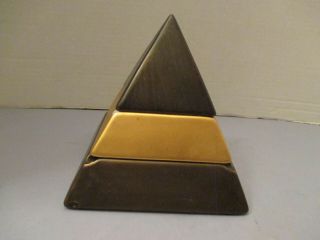 Vintage Art Deco Ceramic Colibri Pyramid Lighter From Camel