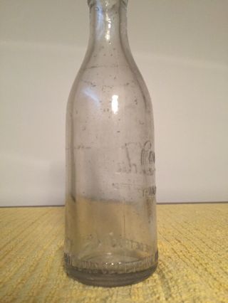 Antique Detroit Straight Sided Coca - Cola Coke Bottle Rare
