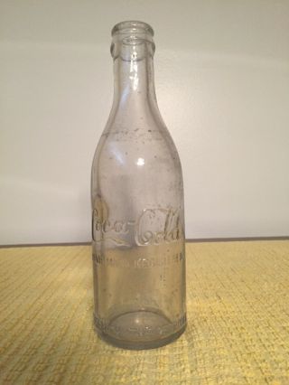 Antique Detroit Straight Sided Coca - Cola Coke Bottle RARE 2