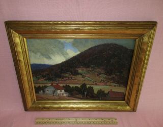 Antique Oil Painting American School California Outdoor Impressionist Landscape 2