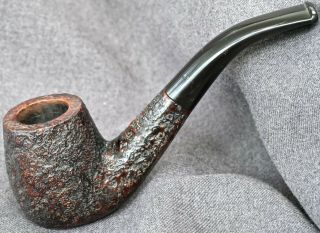 Lightly Smoked Dr.  Mcquade 1/2 Bent Billiard By Ben Wade.