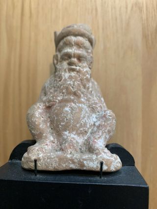 Ancient Ceramic Figure With Museum Provenance Rare Satire? Roman? Greek?