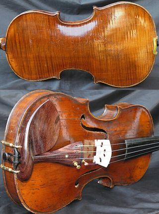 Fine,  150 4/4 Antique Proffesional Swiss Violin Lab: A.  Stempiowsky19th Fiddle