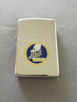 Vintage 1987 Seabees 4 - Color High Polish Zippo Lighter Rare