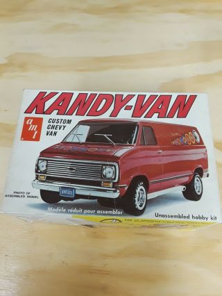 Amt Kandy Van Custom Chevy Van Candy Vintage 1:25 Model Kit Hot Rod Gmc