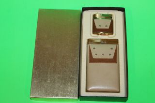 Vintage Brother - Lite Cigarette Case And Lighter Orignal Gift Box Nos