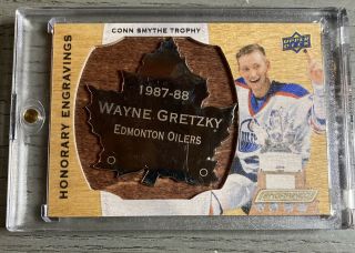 2019/20 Engrained Wayne Gretzky Honorary Engravings 39/100 He - Cs88 Conn Smythe
