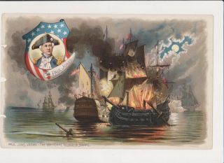 1880s Kinney Cigarettes Liberty Album American Revolution Paul Jone 