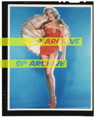The Ultimate Pin - Up Marilyn Monroe Vintage 4x5 Press Promo Transparency