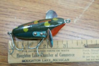 Vintage Trenton Surface Doodler Frog Minnow Fishing Lure