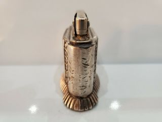 Vintage Ronson DIANA Silver Plated Cigarette / Cigar Table Lighter 3