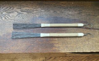 Vintage Ludwig Drum Wire Brushes Sticks Model 195 ? Estate Find 13.  5 "
