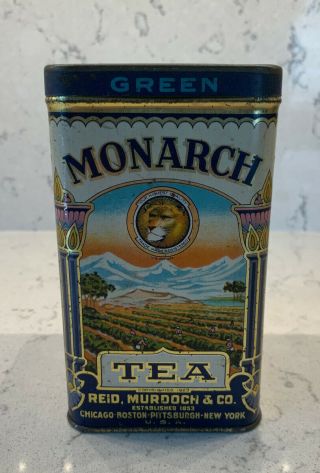 Vintage Monarch Tea Tin -