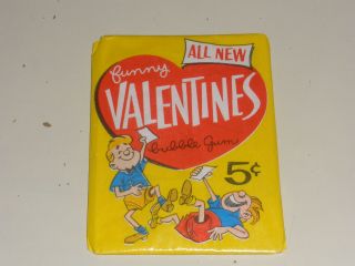 1959 Funny Valentines Wax Pack