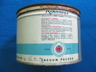 Vintage ROUNDY’S COFFEE TIN/CAN 2