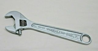 Vintage Diamond Tool & Horseshoe Co.  Adjustable 6 " Diamalloy Crescent Wrench