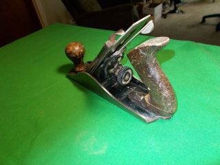 Vintage Bailey No 4 Iron Bench Plane 9 " Long 2 " Stanley Cutter