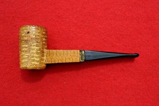 Vintage H&b Irwin S Cobb Toasted & Broken In Square Shank Corn Cob Pipe Straight