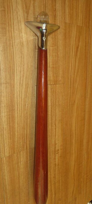 Vintage Chris Craft Stern Light Mahogany Wood 30 " Tall Perfect