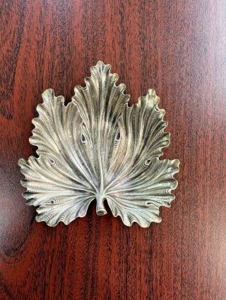 Buccellati Medium Silver Acanthus Leaf Dish
