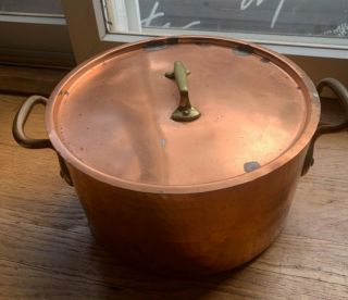 Antique Large Copper Pot made in France 2