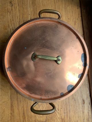 Antique Large Copper Pot made in France 3