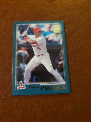 2001 Topps Traded Albert Pujols Rookie Card T247