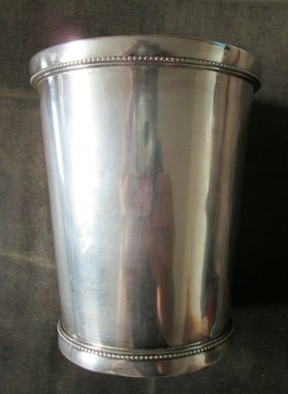 Antique 19th Century Kentucky Southern American Coin Silver Cup Sig 