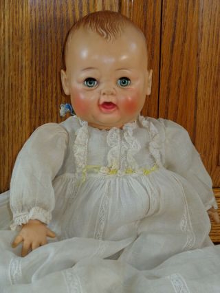 Vintage Madame Alexander Baby Doll in Tagged Christening Gown 3