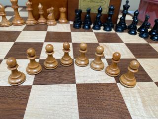 Antique Jaques of London Library Chess Set - Unweighted 2