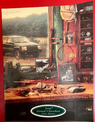 Vintage Jeep Grand Cherokee Orvis Edition Sales Brochure Folder