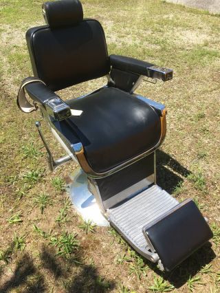 Vintage Belmont Barber Chair - Black