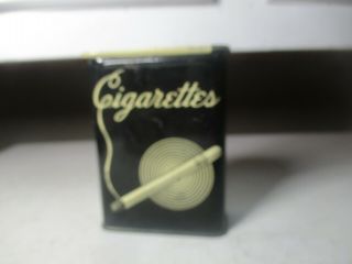 Vintage GENERIC POCKET Tobacco Tin Advertising GREAT GRAPHICS 3