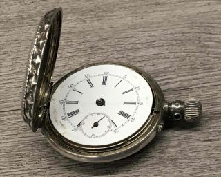 Antique 800 Silver K&m Pocket Watch Repairs