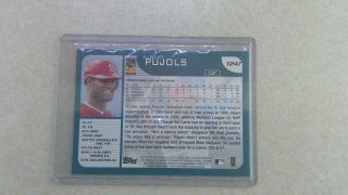 2001 Topps Traded Albert Pujols St Louis Cardinals T247 GEM PSA 10? 2
