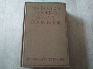 Vintage The Boston Cooking School Cook Book Fannie Farmer 1936 (hc)