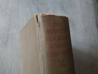 Vintage The BOSTON COOKING SCHOOL COOK BOOK Fannie Farmer 1936 (HC) 3