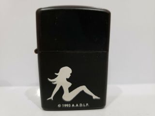 Vintage Rare Lighter Sexy Girl / Pin Up / Black