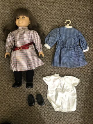 American Girl Doll Samantha Pleasant Company With School Dress