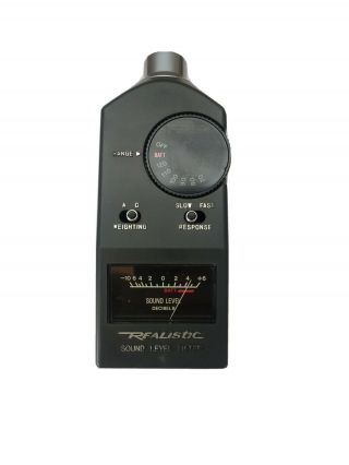 Vintage Realistic Digital Sound Level Meter,  Radio Shack 42 - 3019